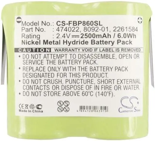 Alt view image 4 of 4 - Estry Battery Replacement for Fluke 8010 PentaScanner 350 ner Microtest 8010M 8050A 8012A PentaScanner 8010A 8600 Continuous Operations Optiview 2261584 8092-01 474022
