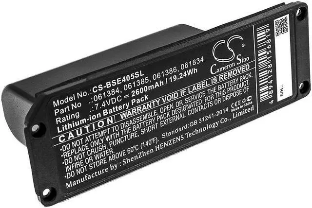 Main image of Estry Battery Replacement for BOSE Soundlink Mini SoundLink Mini one 413295 061386 061834 061385 061384