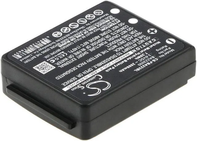 Alt view image 2 of 5 - Estry Battery Replacement for HBC Radiomatic Patrol D Radiomatic Micron 7 FBFUB09N Radiomatic Eco BA209000 BA209001 Fub9NM BA209062 BA223000 PM237745002 BA209060 FUB6 BA223030