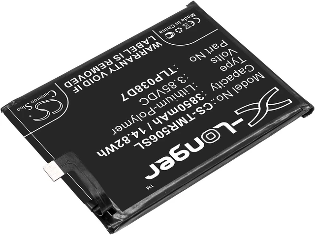 Alt view image 2 of 5 - Estry Battery Replacement for T-Mobile 5062Z 5062W Revvl 4 Plus TLP038D7