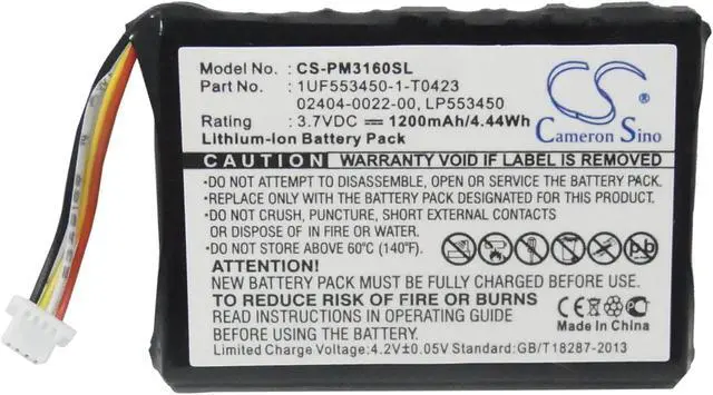 Alt view image 5 of 5 - Estry Battery Replacement for Flip M31120B LP553450 02404-0022-00 02404-0019-00 1UF553450-1-T0423