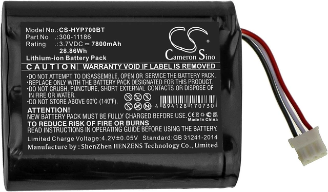 Alt view image 3 of 5 - Estry Battery Replacement for Pro A7 Plus C Pro A7 Plus Resideo PROA7C Home Pro A7 300-11186