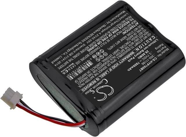 Alt view image 2 of 5 - Estry Battery Replacement for Pro A7 Plus C Pro A7 Plus Resideo PROA7C Home Pro A7 300-11186