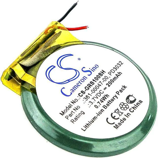 Main image of Estry Battery Replacement for Forerunner 210 Forerunner 210W Forerunner S1 Forerunner S1W Forerunner 110 Approach S1 Forerunner 610 361-00047-00 PD3032