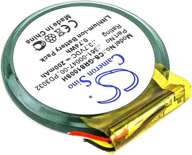 Alt view image 2 of 4 - Estry Battery Replacement for Forerunner 210 Forerunner 210W Forerunner S1 Forerunner S1W Forerunner 110 Approach S1 Forerunner 610 361-00047-00 PD3032
