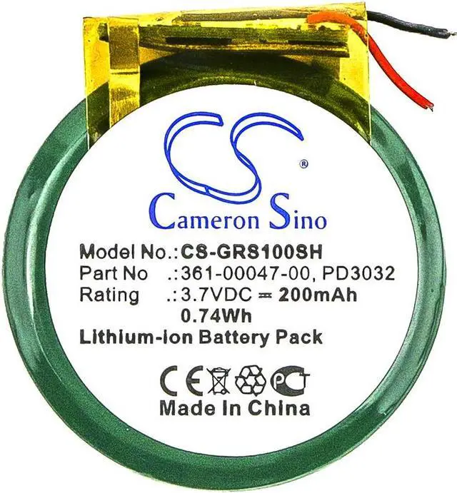 Alt view image 3 of 4 - Estry Battery Replacement for Forerunner 210 Forerunner 210W Forerunner S1 Forerunner S1W Forerunner 110 Approach S1 Forerunner 610 361-00047-00 PD3032