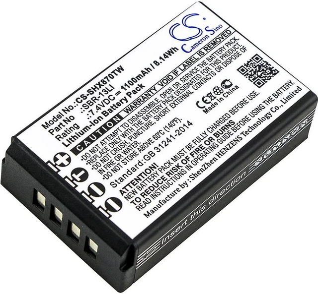Main image of Estry Battery Replacement for Horizon HX870E HX870 SBR-13LI