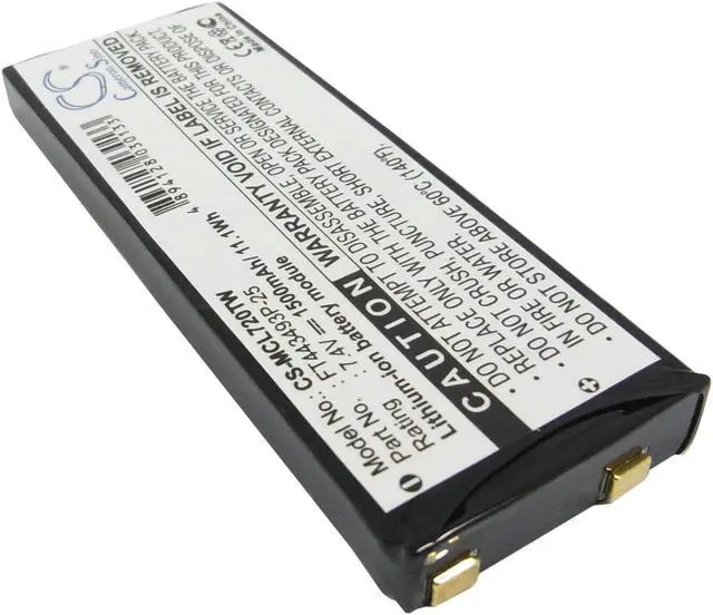 Alt view image 2 of 5 - Estry Battery Replacement for Cobra CXR920 30-Mile Radio with Weat CXR950 LI-7200 WX LI 7000-2 WX 25-Mile Radio Wit CXR925 LI7020 FT443493P-2S COM-FT443493P FT443493P-25 103-1500-1 103-0005-1