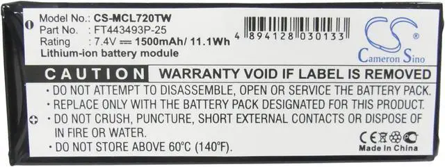 Alt view image 5 of 5 - Estry Battery Replacement for Cobra CXR920 30-Mile Radio with Weat CXR950 LI-7200 WX LI 7000-2 WX 25-Mile Radio Wit CXR925 LI7020 FT443493P-2S COM-FT443493P FT443493P-25 103-1500-1 103-0005-1
