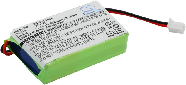 Alt view image 2 of 5 - Estry Battery Replacement for DA 3500RX receiver Receiver 2502B 2500RX receiver 2302-NCP Advance 2502B Receiver 2300RX receiver 2300NCP receiver Receiver 2500B 2302NCP receiver 3500NCP receiver BP74R