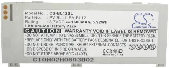 Alt view image 5 of 5 - Estry Battery Replacement for T-mobile Sidekick iD Details Features Sidekick III Sidekick 3 D-Wade Edition PV-BL11 EA-BL12