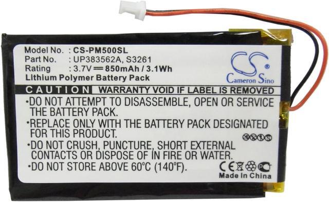 Alt view image 5 of 5 - Estry Battery Replacement for Palm M515 M500 M505 UP383562A PA1371 IA1TB12B1 LAB363562B S3261 ICF383461
