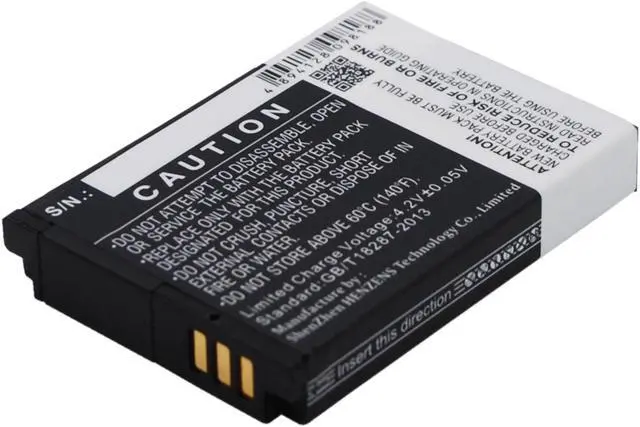 Alt view image 4 of 5 - Battery Replacement for ZOOM Q4 247-9036 Q4 Handy Video Recorder BT-02