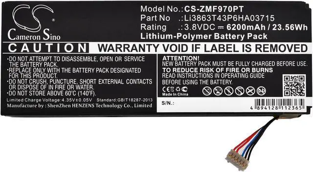 Alt view image 5 of 5 - Estry Battery Replacement for AT&T SPro2 S Pro 2