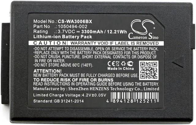 Alt view image 3 of 5 - Estry Battery Replacement for TEKLOGIX 7525C Workabout Pro 7527S-G3 G2 G1 7527 WorkAbout Pro WorkAbout Pro G3 Workabout Pro 7527S-G2 Workabout Pro 7525C-G1 WA3006 WA3020 1050494 1050494-002