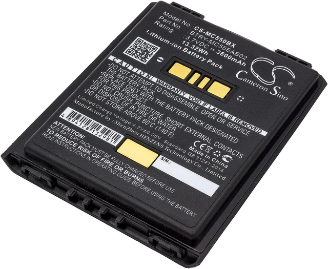Main image of Estry Battery Replacement for Symbol MC67 MC56 MC659B MC5574 MC659 MC5590 MC65 MC55A0 MC55A MC55 U60493 BTRY-MC55EAB02 82-111094-01