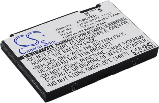 Alt view image 3 of 5 - Estry Battery Replacement for MotoroIa Lifestyle 285 Prolife 300 Prolife 500 Flip P BR50 SNN5696C BA700 SNN5696A SNN5696 SNN5696B 77732 22320