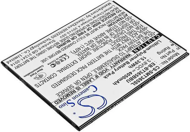 Alt view image 2 of 3 - Estry Battery Replacement for SM-T390 Tab Active 2 Wi Tab Active 2 8.0 Tab Active 2 Tab Active 4G LTE SM-T365 Tab Active LTE SM-T360UD EB-BT365BBUBUS EB-BT365BBC GH43-04317A EB-BT365BBU EB-BT365BBE