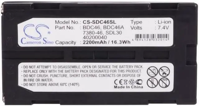 Alt view image 5 of 5 - Estry Battery Replacement for RCA PRO-V730 CC-8251 PRO-V742