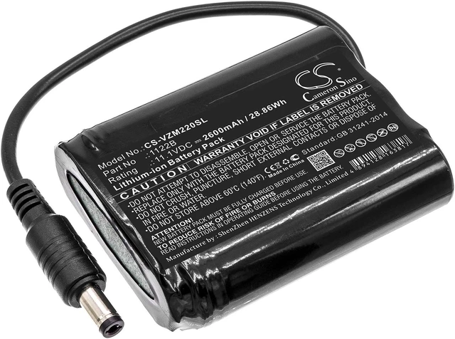 Main image of Estry Battery Replacement for Venture Heat ZMCB2200 MC-1645 1122B