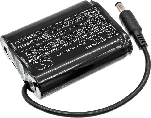 Alt view image 2 of 5 - Estry Battery Replacement for Venture Heat ZMCB2200 MC-1645 1122B