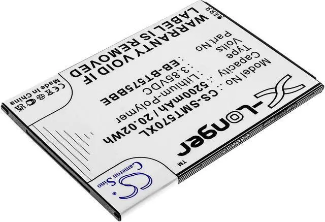 Alt view image 2 of 4 - Battery Replacement for SM-T570 SM-T575N SM-T575 Tab Active 3 Tab Active 3 8.0 Tab Active 3 8.0 2020 EB-BT575BBE GH43-05039A