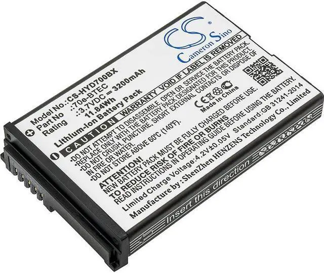 Main image of Estry Battery Replacement for Dolphin 70e 75e 60s 60S-BATT-1 70e-BTEC BAT-EXTENDED-01
