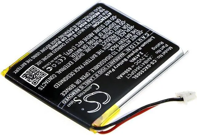 Alt view image 2 of 5 - Estry Battery Replacement for MB 660 PXC 550 EPOS ADAPT 660 AHB413645PCT 507271-88