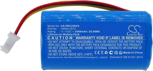 Alt view image 3 of 5 - Estry Battery Replacement for Scarlett robot vacuum cleaner