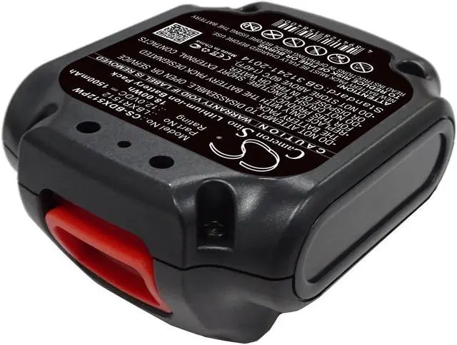 Alt view image 4 of 5 - Estry Battery Replacement for BDCDD12KB BDCDD12K BDCDD12 BLA12L-0608-1 BDCD12 BDCD112 LBXR1512