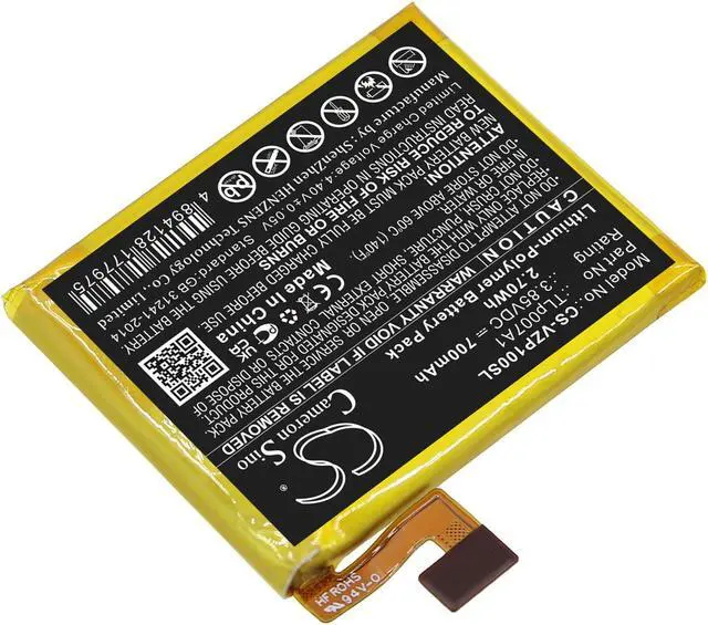 Alt view image 2 of 4 - Battery Replacement for Verizon PVG100 Palm PVG100E PVG100EU TLp007A1