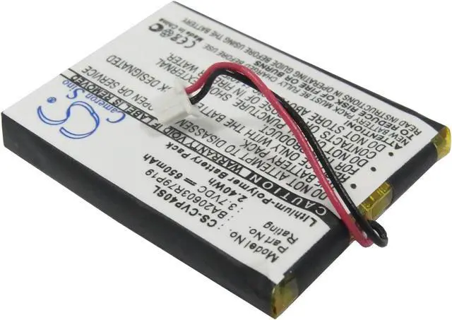 Alt view image 2 of 5 - Estry Battery Replacement for Creative V Plus Zen V DAP-FL0040 V BA20603R79919