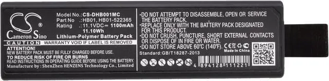 Alt view image 5 of 5 - Estry Battery Replacement for DJI Osmo Handheld 4K Camera Zenmuse X5 Osmo Zenmuse X5R Zenmuse X3 HB01 HB01-522365