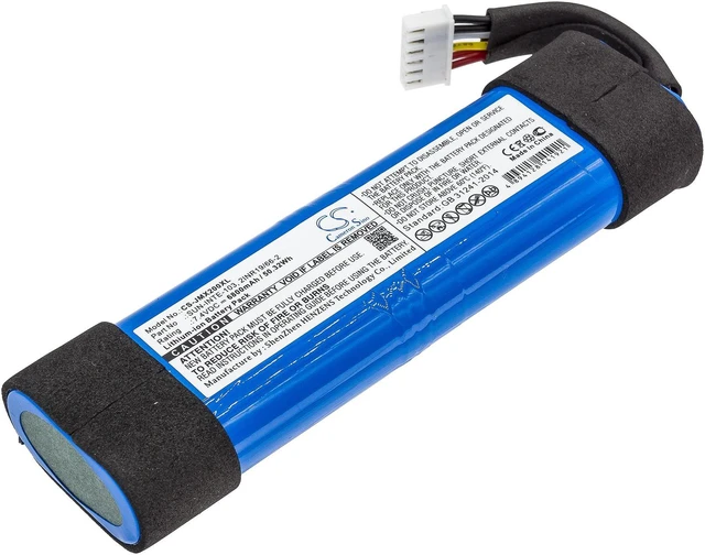 Main image of Estry Battery Replacement for XTREME2BLUAM XTREME2BLKAM Xtreme 2 ID1019 SUN-INTE-103 2INR19/66-2