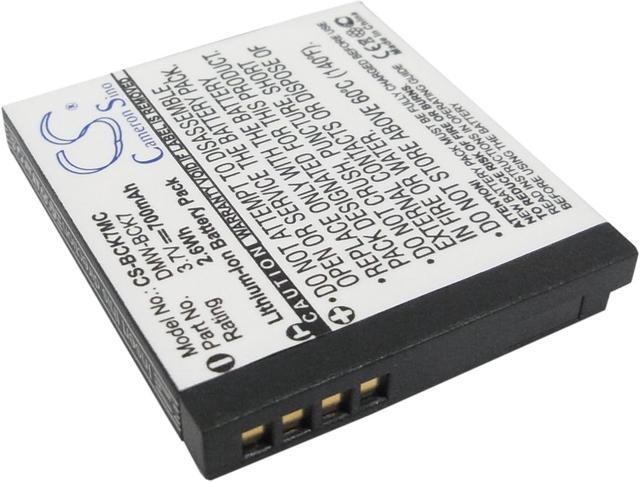 Alt view image 2 of 5 - Battery Replacement for Lumix DMC-FS40S Lumix DMC-FS16A Lumix DMC-FS18V Lumix DMC-SZ7W Lumix DMC-FS40 SDBCK7 VW-BCK7 DMW-BCK7E NCA-YN101F NCA-YN101J ACD-341 DMW-BCK7 NCA-YN101H DMW-BCK7PP