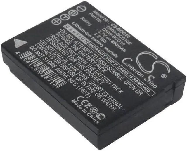 Alt view image 2 of 5 - Estry Battery Replacement for Lumix DMC-TZ10EG-K Lumix DMC-TZ7EG-S Lumix DMC-ZS7K Lumix DMC-TZ10K Lumix DMC-ZR1A Lumix DMC-TZ7EG-R Lumix DMC-TZ10S DMW-BCG10E DMW-BCG10 DMW-BCG10GK DMW-BCG10PP
