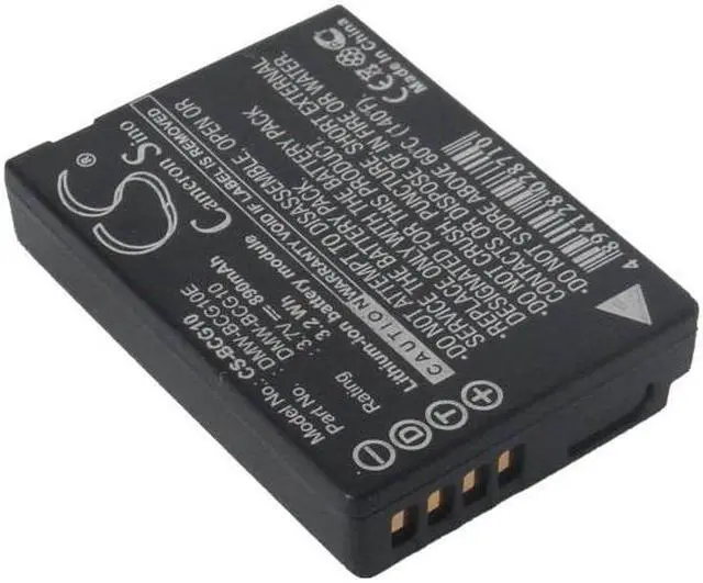 Main image of Estry Battery Replacement for Lumix DMC-TZ10EG-K Lumix DMC-TZ7EG-S Lumix DMC-ZS7K Lumix DMC-TZ10K Lumix DMC-ZR1A Lumix DMC-TZ7EG-R Lumix DMC-TZ10S DMW-BCG10E DMW-BCG10 DMW-BCG10GK DMW-BCG10PP