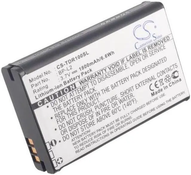 Alt view image 5 of 5 - Estry Battery Replacement for tas DR-1 GT-R1 BP-L2