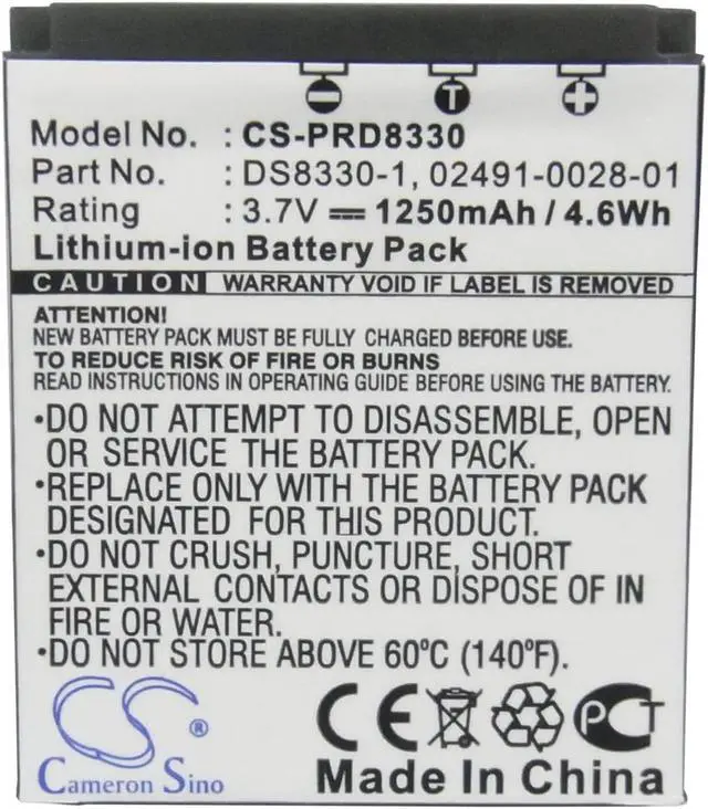 Alt view image 5 of 5 - Estry Battery Replacement for Revue DC 8000 DC 840 XS DC 80 SZ DC 10.1 DC 80 DC 100 02491-0028-01