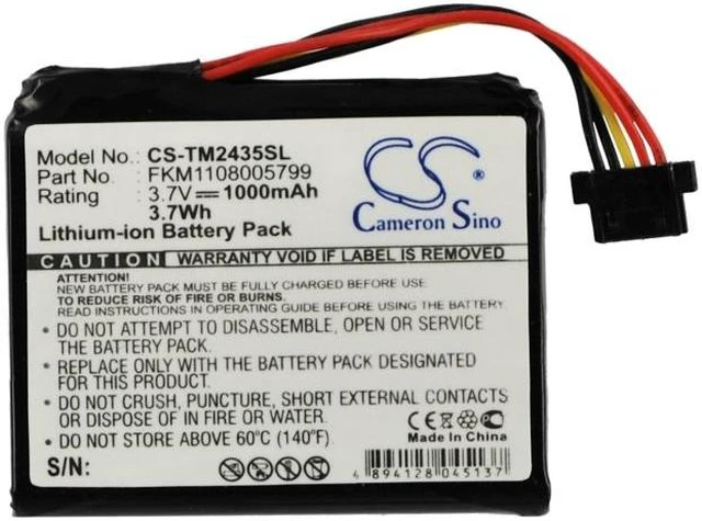 Alt view image 5 of 5 - Estry Battery Replacement for Go 2435 4EN42 4EV42 Go 2435TM Go 2535M Live 4EN52 4CS03 Go 2535 4CT50 4CQ01 Go 2535TM WTE Go 2535T 1CT4.019.03 Go 2535M 4EV52 Go 2535TM 4CT4.001.01 FKM1108005799
