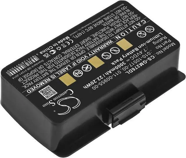 Alt view image 2 of 4 - Estry Battery Replacement for GPSMAP 276c GPSMAP478 GPSMAP 296 010-00543-00 GPSMAP 495 3580100054300 100054300 GPSMAP 376C GPSMAP 478 GPSMAP 276 GPSMAP 378 010-10517-00 011-00955-00 010-10517-01