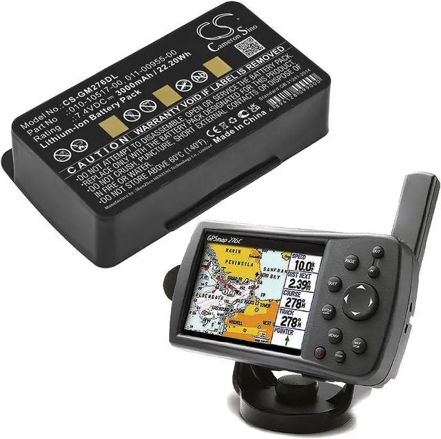 Alt view image 4 of 4 - Estry Battery Replacement for GPSMAP 276c GPSMAP478 GPSMAP 296 010-00543-00 GPSMAP 495 3580100054300 100054300 GPSMAP 376C GPSMAP 478 GPSMAP 276 GPSMAP 378 010-10517-00 011-00955-00 010-10517-01