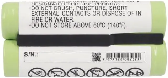 Alt view image 4 of 5 - Estry Battery Replacement for KX-TG6572R KX-TH1211B KX-TG9342 KX-TG9344 KX-TG1032S KX-TS3282B KX-TG6532B KX-TG9332T KX-TG6583T KX-TG939T KX-TG9382T KX-TG9371 KX-TG9322T HHR-4DPA HHR-55AAABU