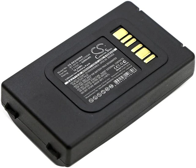 Main image of Estry Battery Replacement for Datalogic Skorpio X4 Skorpio X3 BT-0015 94ACC0048 94ACC0046 BT-0016