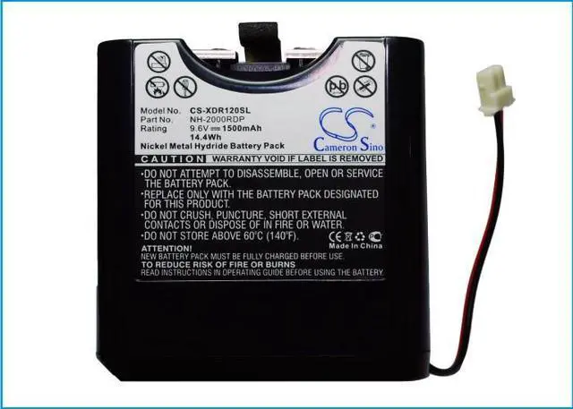 Alt view image 5 of 5 - Estry Battery Replacement for XDR-DS12iP RDP-V20IP RDP-XF100IP NH-2000RDP