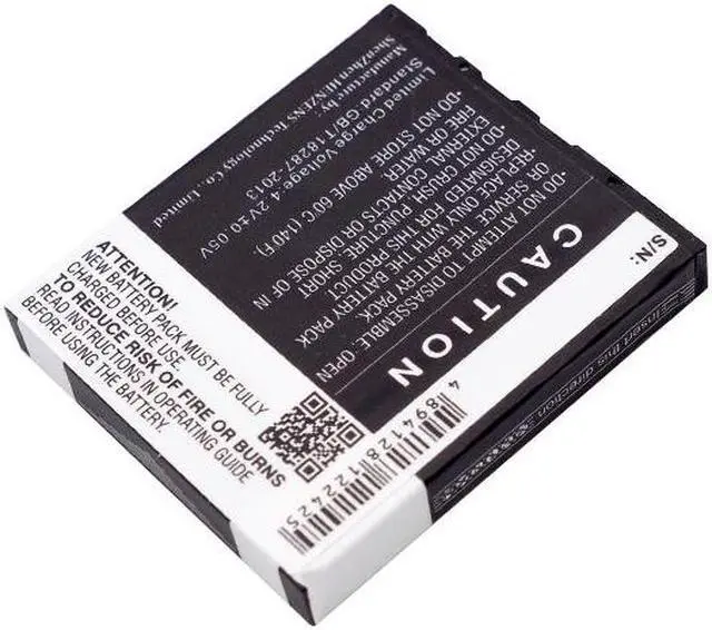 Alt view image 3 of 5 - Estry Battery Replacement for 8670 8650 Voyager 1602G 163480-0001 50129434-001FRE HI363 865037