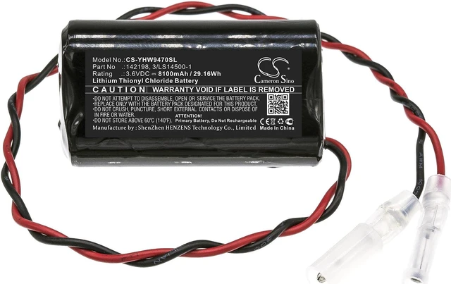 Alt view image 3 of 5 - Estry Battery Replacement for Yaskawa Motoman Robotics Motoman Manipulator battery T 3/LS14500-1 HW9470932-A 3/LS14500-4 142198 142198-1 MOTO3.6/3 3/LS14500