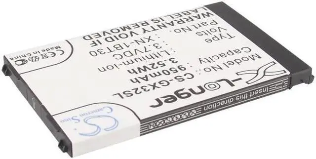 Alt view image 2 of 5 - Estry Battery Replacement for Sharp GX30 GX31 TM-150 GX29 550SH GX30i GZ100 GZ200 GX15 GX-T17 GX40 GX293 GX17 GX-T25 GX32 GX-L15 GX-T15 GX-T300 GX-F200 GX-T29 GX25 GX-E30 GX30c CE-BL150 XN-1BT30