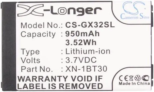Alt view image 5 of 5 - Estry Battery Replacement for Sharp GX30 GX31 TM-150 GX29 550SH GX30i GZ100 GZ200 GX15 GX-T17 GX40 GX293 GX17 GX-T25 GX32 GX-L15 GX-T15 GX-T300 GX-F200 GX-T29 GX25 GX-E30 GX30c CE-BL150 XN-1BT30