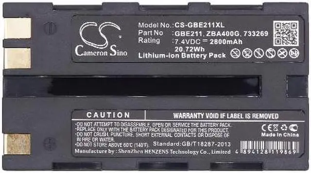 Alt view image 5 of 5 - Estry Battery Replacement for Piper 100 ATX1200 GPS900 GRX1200 GNSS receiver Piper 200 TS11 TS16 CS10 CS15 RX900 RX1200 TS12 SR20 ATX900 772806 GEB211 733269 GEB90 GBE211 GEB212 733270 724117 GBE221